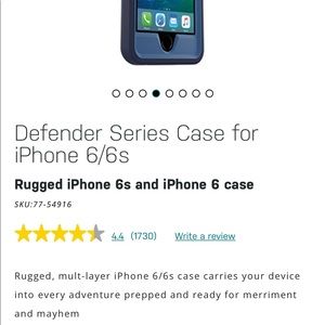 6 6s Otter box case cover